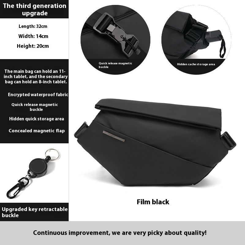 Crossbody Multifunctional Sports Fitness Chest Bag