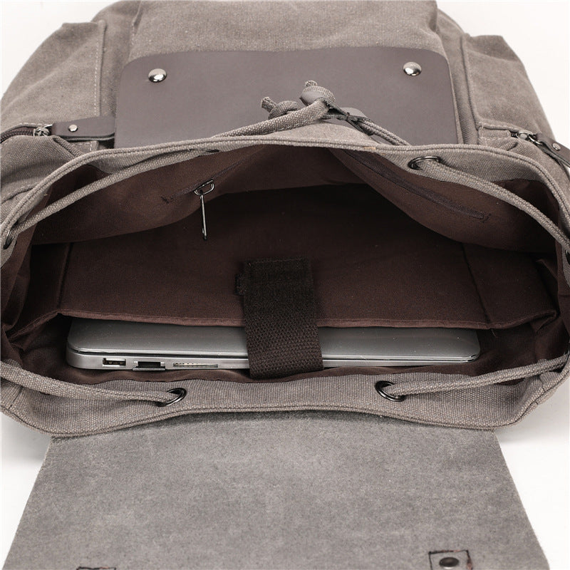 Drawstring Backpack Retro Canvas Personality