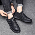 Solid Color Casual Men's Shoes Daily Travel Low Cut Round Head