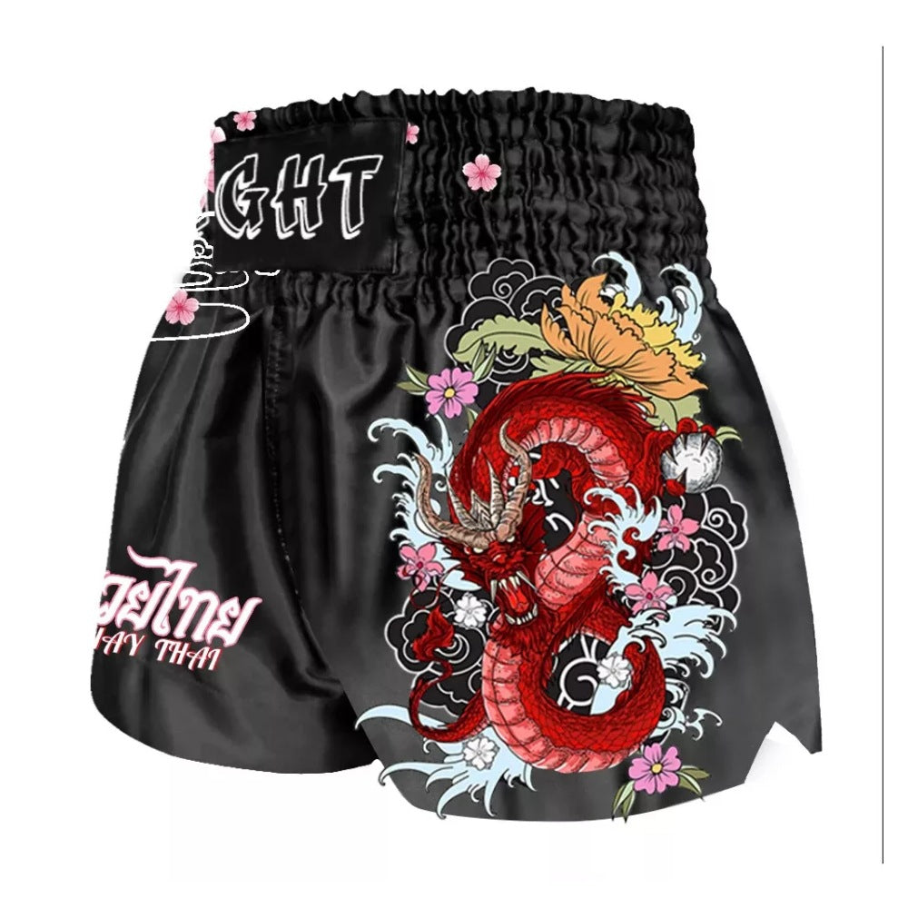 Muay Thai Shorts Fighting Taekwondo Sanda Martial Arts Boxing Training Pant